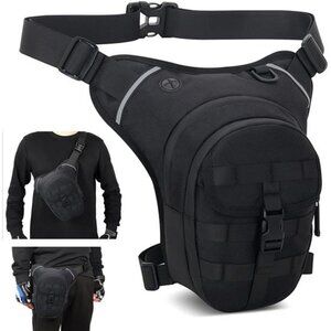 Hip Bag, Leg Bag, Motorcycle Leg Bag, Thigh Bag With Leg Strap, Drop Leg Bag